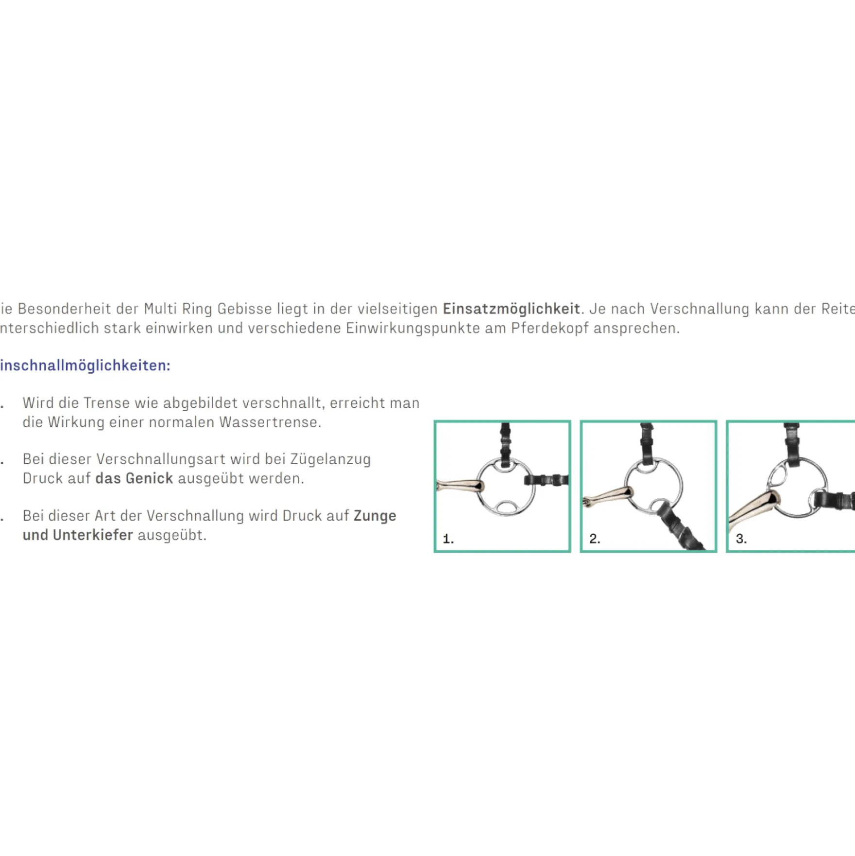 Max-Control Multi Ring, mit Stangenwirkung, doppelt gebrochen