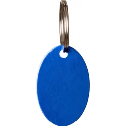 Namensschild Oval, Metall, Anhänger