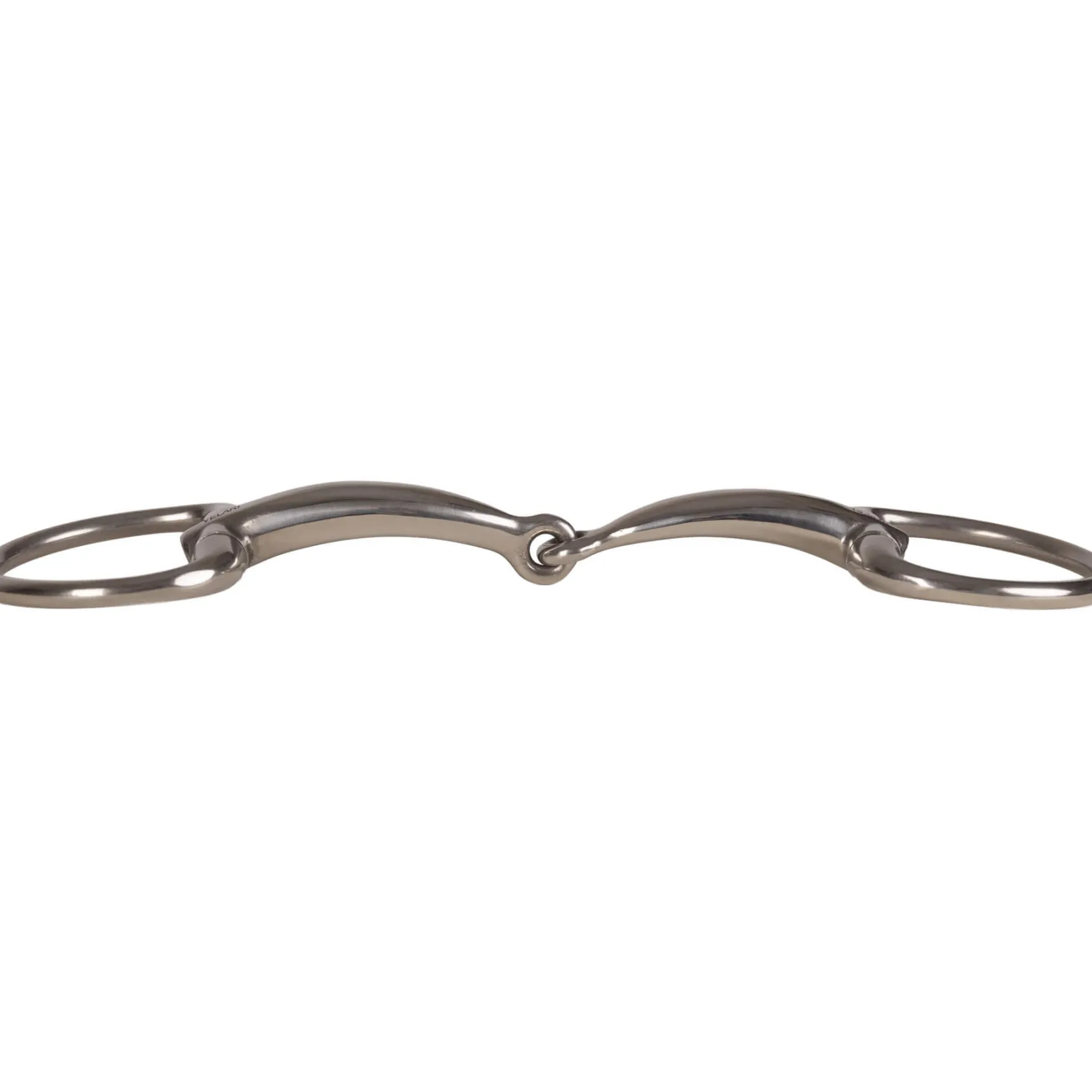Olivenkopftrense Stainless Steel, einfach gebrochen, Olivenkopfgebiss