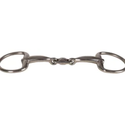 Olivenkopftrense Stainless Steel, doppelt gebrochen, Olivenkopfgebiss