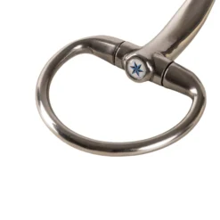 Olivenkopftrense Stainless Steel, doppelt gebrochen, Olivenkopfgebiss