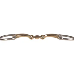 Olivenkopftrense Sweet Copper, doppelt gebrochen, Olivenkopfgebiss