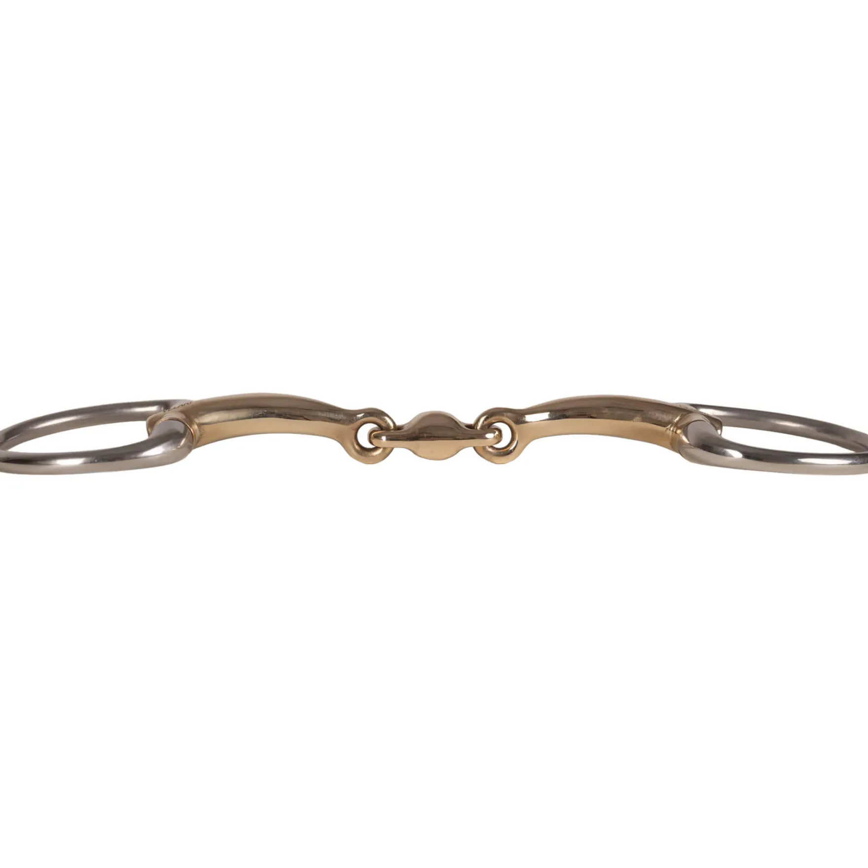Olivenkopftrense Sweet Copper, doppelt gebrochen, Olivenkopfgebiss
