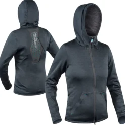 Rückenschutzjacke Damen, Hoodie, Rückenprotektor, Sweatjacke