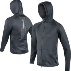 Rückenschutzjacke Herren, Hoodie, Rückenprotektor, Sweatjacke