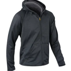 Rückenschutzjacke Herren, Rückenprotektor, Sweatjacke, Fleecejacke
