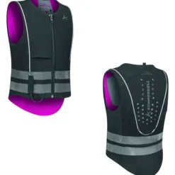 Rückenschutzweste Kinder Ballistic High Visibility Flex Fit, Rückenprotektor, Level 2