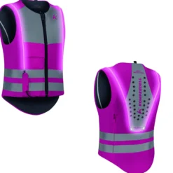 Rückenschutzweste Kinder Ballistic High Visibility Flex Fit, Rückenprotektor, Level 2