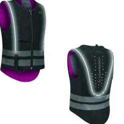 Rückenschutzweste Kinder Ballistic High Visibility Flex Fit, Rückenprotektor, Level 2