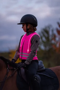 Rückenschutzweste Kinder Ballistic High Visibility Flex Fit, Rückenprotektor, Level 2