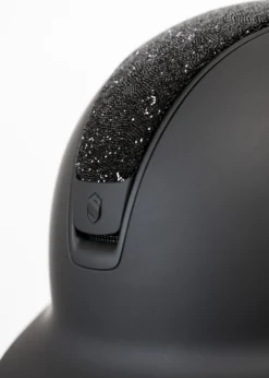 Reithelm Classic 2.0 Shadowmatt, Top Ultra Fine Rocks, Trim + Blason Matt Black