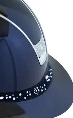 Reithelm MS 2.0 SG,FB Flwr Sw Jewelry Majestic Blu, Trim Chrme Slvr, Blason Cryst Fab Slvr