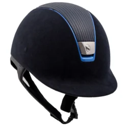 Reithelm Premium, Top Leather, Trim Chrome Blue, Blason Chrome
