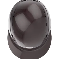 Reithelm Signiture Airluxe Pure Long Visor mit Hellbraunen Kinnriemen