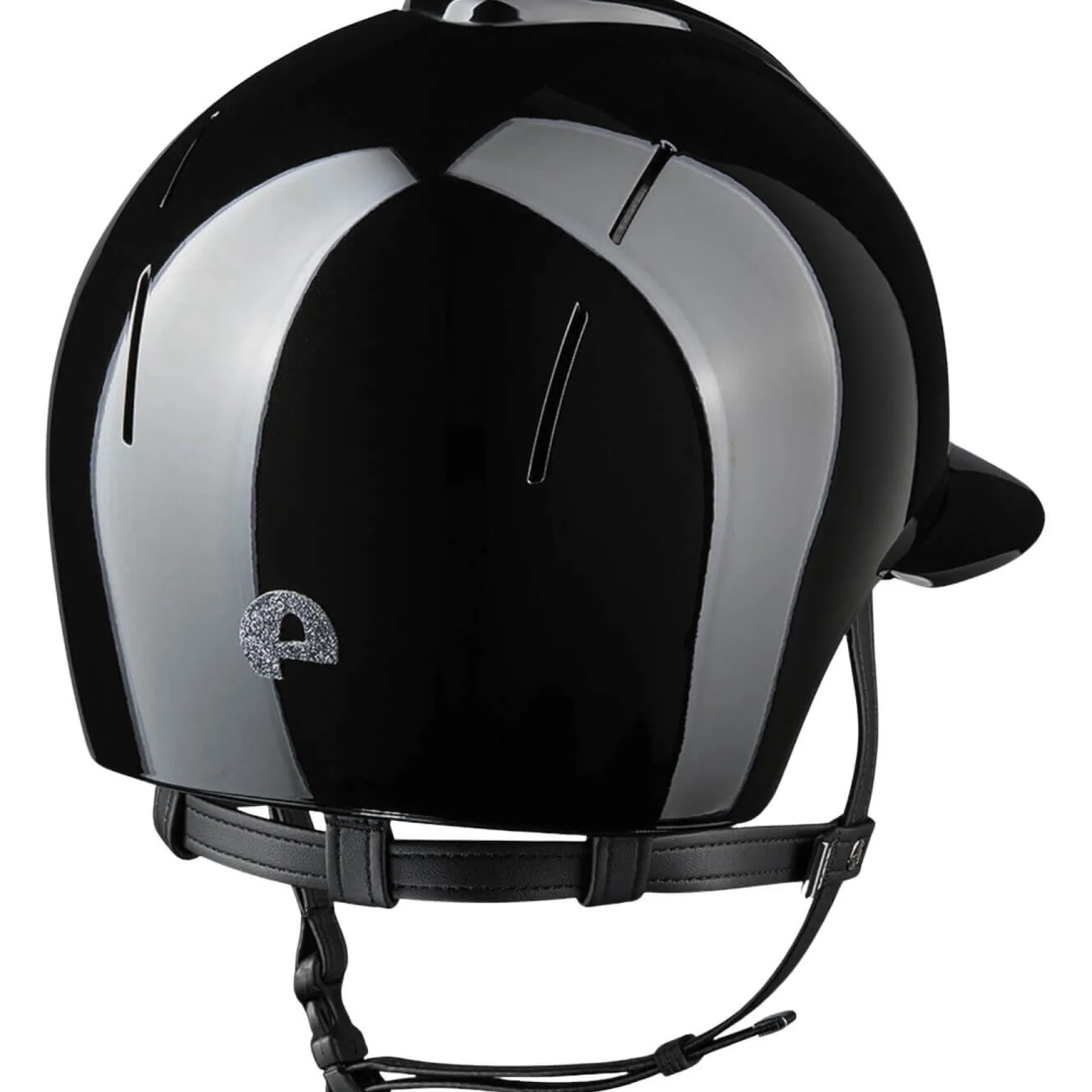 Reithelm Smart NOVA Metal Polish Silver Star mit Polo-Schirm