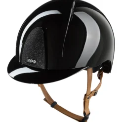 Reithelm Smart NOVA Metal Polish Star mit Beigen Kinnriemen