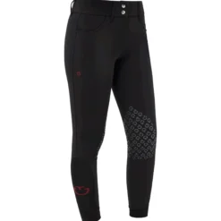 Reithose Damen American Breeches, Winterreithose, Kniebesatz, Knee-Grip