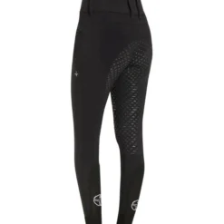 Reithose Damen Athl High Waist Breeches, Vollbesatz, Full-Grip