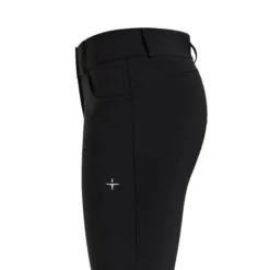 Reithose Damen Athl High Waist Breeches, Kniebesatz, Knee-Grip