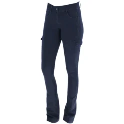 Reithose Damen Basic Plus, Jodhpur, Vollbesatz, Lederbesatz, Kunstleder