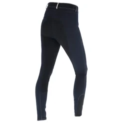Reithose Damen Basic Plus LS, Vollbesatz, Lederbesatz, Kunstleder
