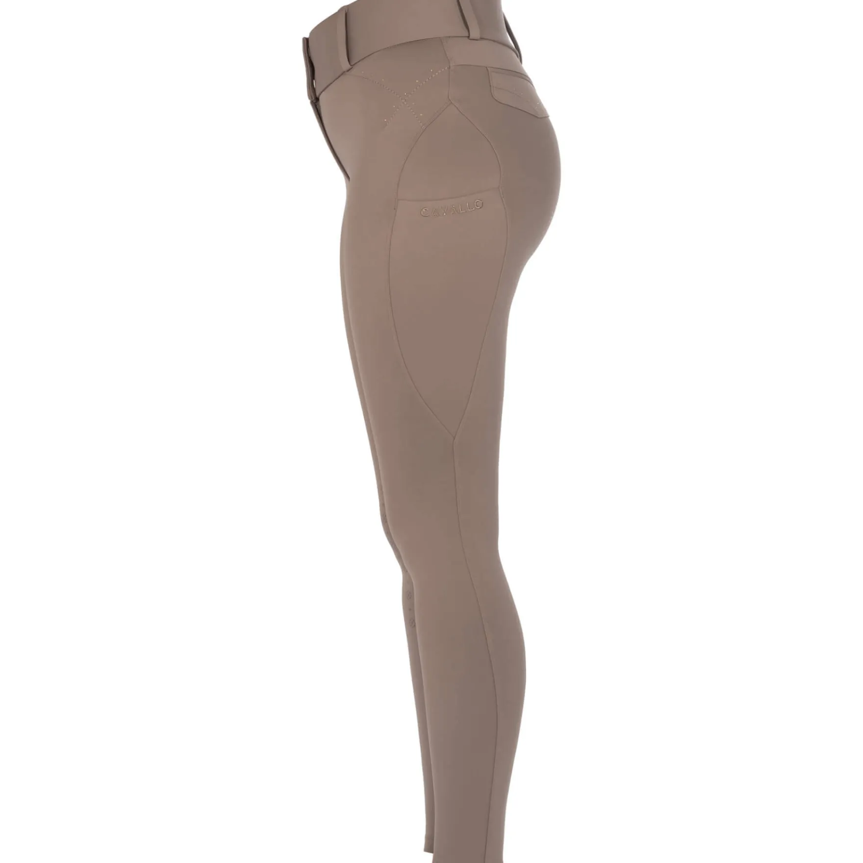 Reithose Damen CAVALCANDERA Grip Mobile FS26, Vollbesatz, Full-Grip, High Waist