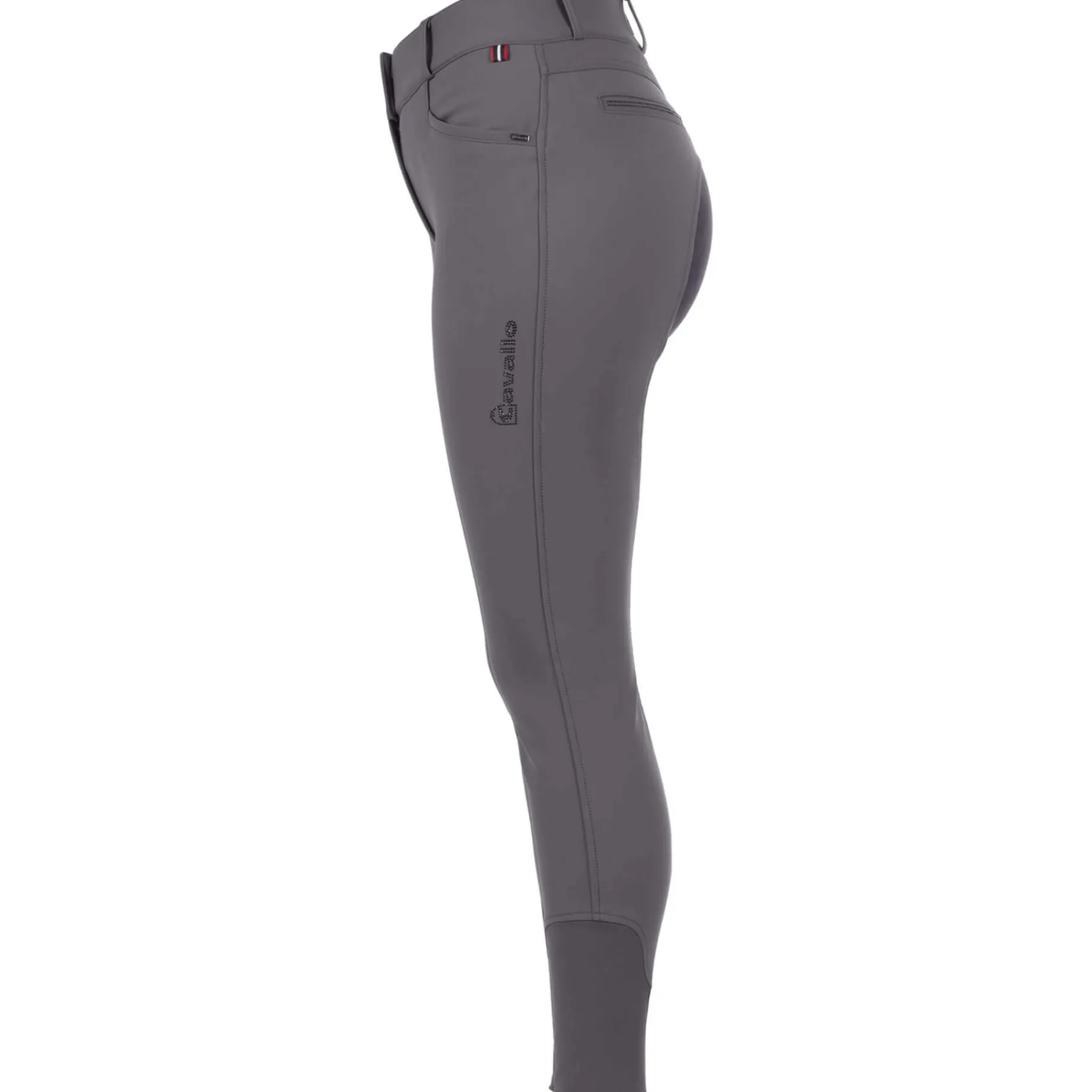 Reithose Damen CAVALCHARLET X FS26, Vollbesatz, Kunstleder