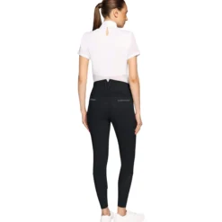 Reithose Damen Claranova FS26, Vollbesatz, Full-Grip, High Waist, UV-Schutz