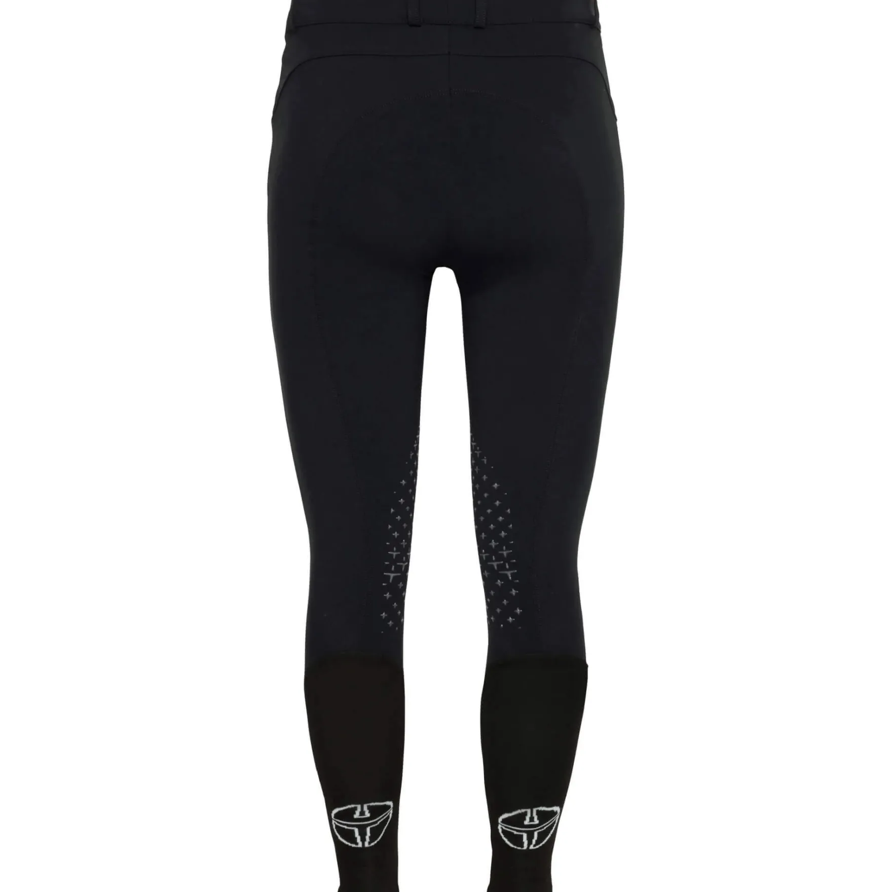 Reithose Damen CLD Mid Rise, Kniebesatz, Knee-Grip