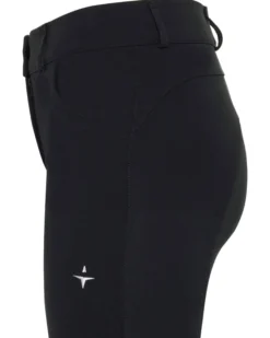 Reithose Damen CLD Mid Rise, Kniebesatz, Knee-Grip