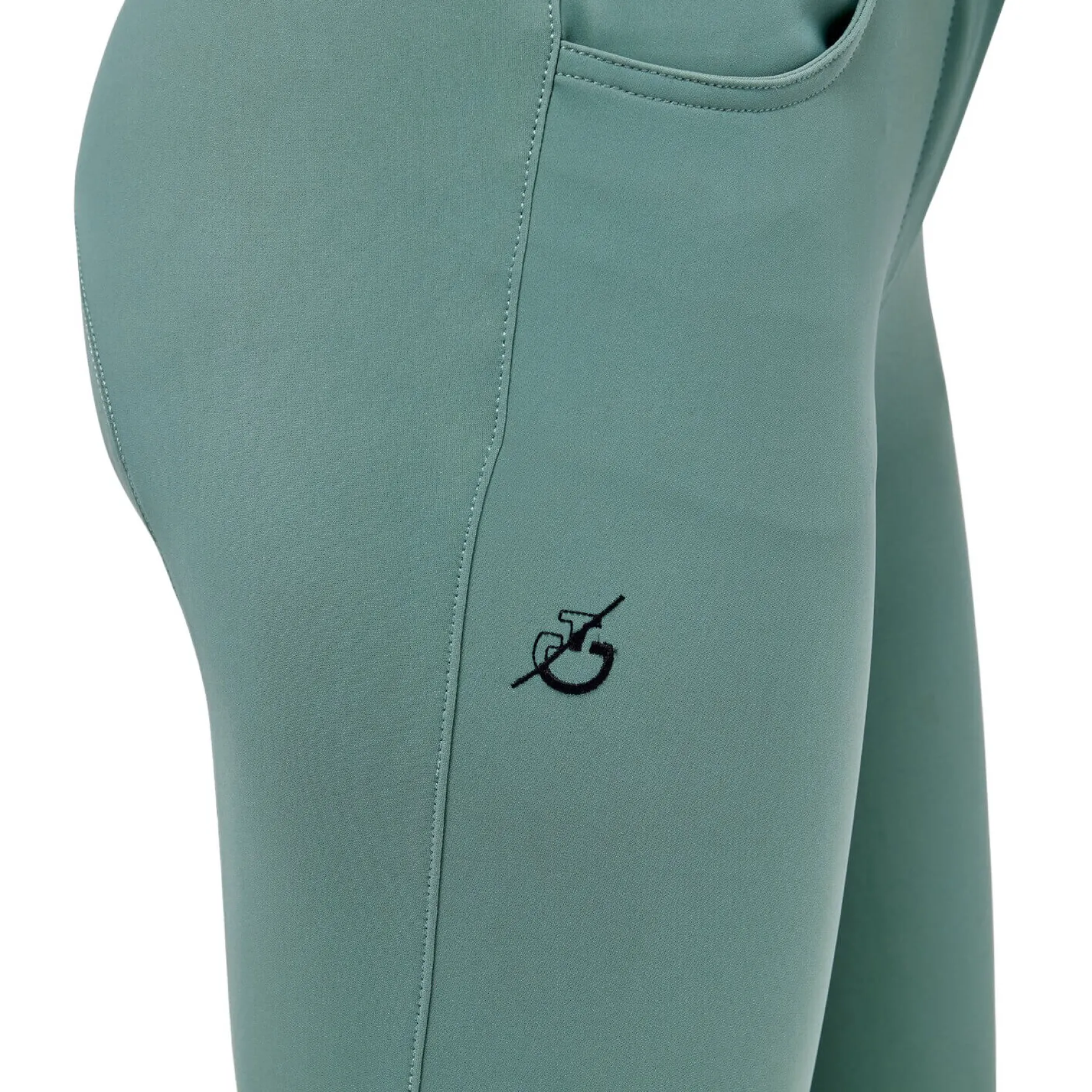 Reithose Damen CT Dash High Waist FS23, Kniebesatz, Knee-Grip