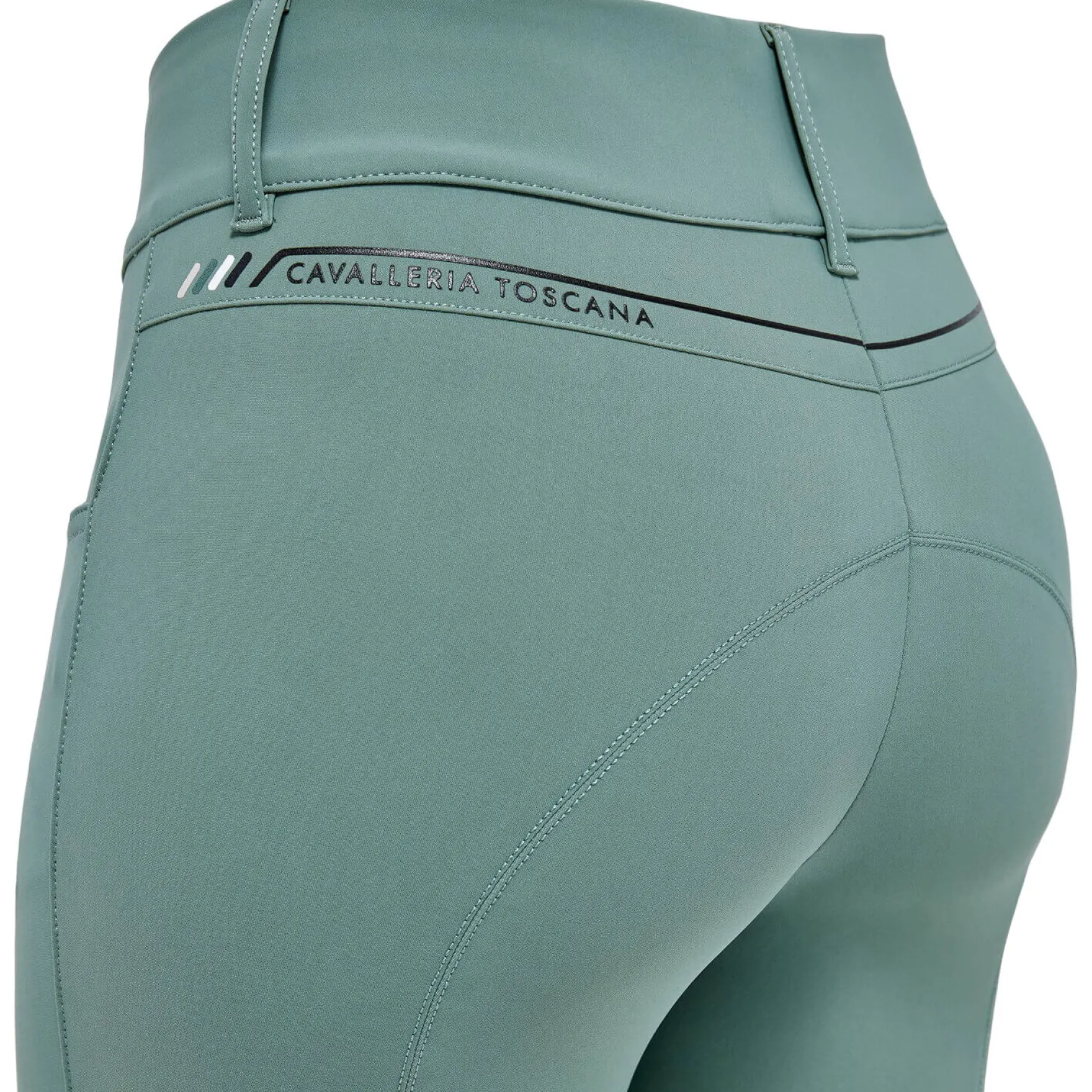 Reithose Damen CT Dash High Waist FS23, Kniebesatz, Knee-Grip