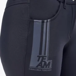 Reithose Damen CT Team Raceway High Waist HW22, Kniebesatz, Knee-Grip