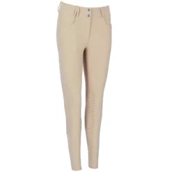 Reithose Damen Darleen KG Classic, High Waist, Kniebesatz, Knee-Grip