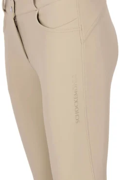 Reithose Damen Darleen KG Classic, High Waist, Kniebesatz, Knee-Grip