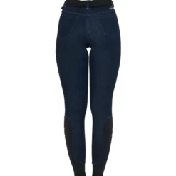 Reithose Damen Denim Fabric FS26, Kniebesatz, Knee-Grip