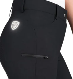 Reithose Damen Dry Ride Jodhpur, Vollbesatz, Full-Grip, Winterreithose, wasserdicht