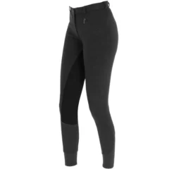 Reithose Damen Economic, Vollbesatz, Lederbesatz, Kunstleder