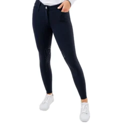 Reithose Damen EJ Jumping Breeches, Kniebesatz, Knee-Grip