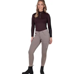 Reithose Damen Emma, Vollbesatz, Full-Grip, Winterreithose, Softshell