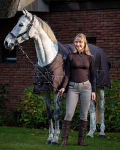 Reithose Damen Emma, Vollbesatz, Full-Grip, Winterreithose, Softshell