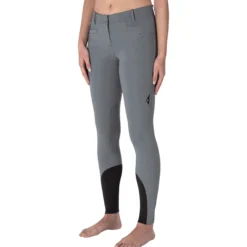 Reithose Damen Eqash Glitzersteine, Kniebesatz, Knee-Grip