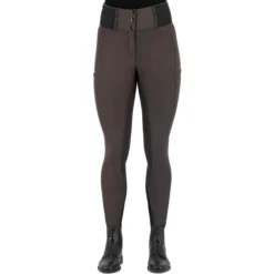 Reithose Damen ESAthletic leanline HW24, Vollbesatz, Full-Grip, Winterreithose