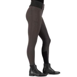 Reithose Damen ESAthletic leanline HW24, Vollbesatz, Full-Grip, Winterreithose