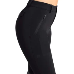 Reithose Damen Geo, Vollbesatz, Full-Grip, High Waist
