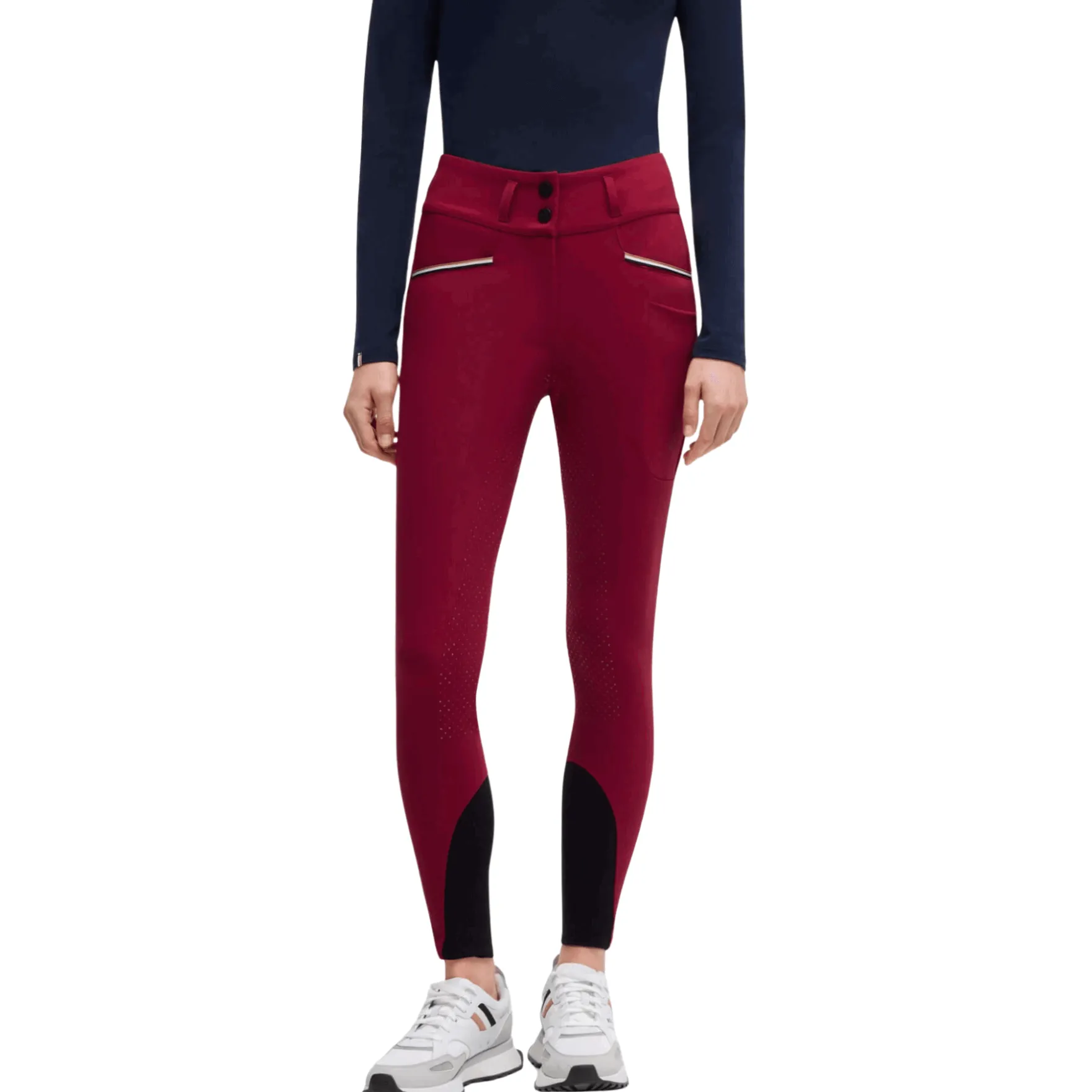 Reithose Damen Hailey High Waist HW25, Winterreithose, Vollbesatz, Full-Grip