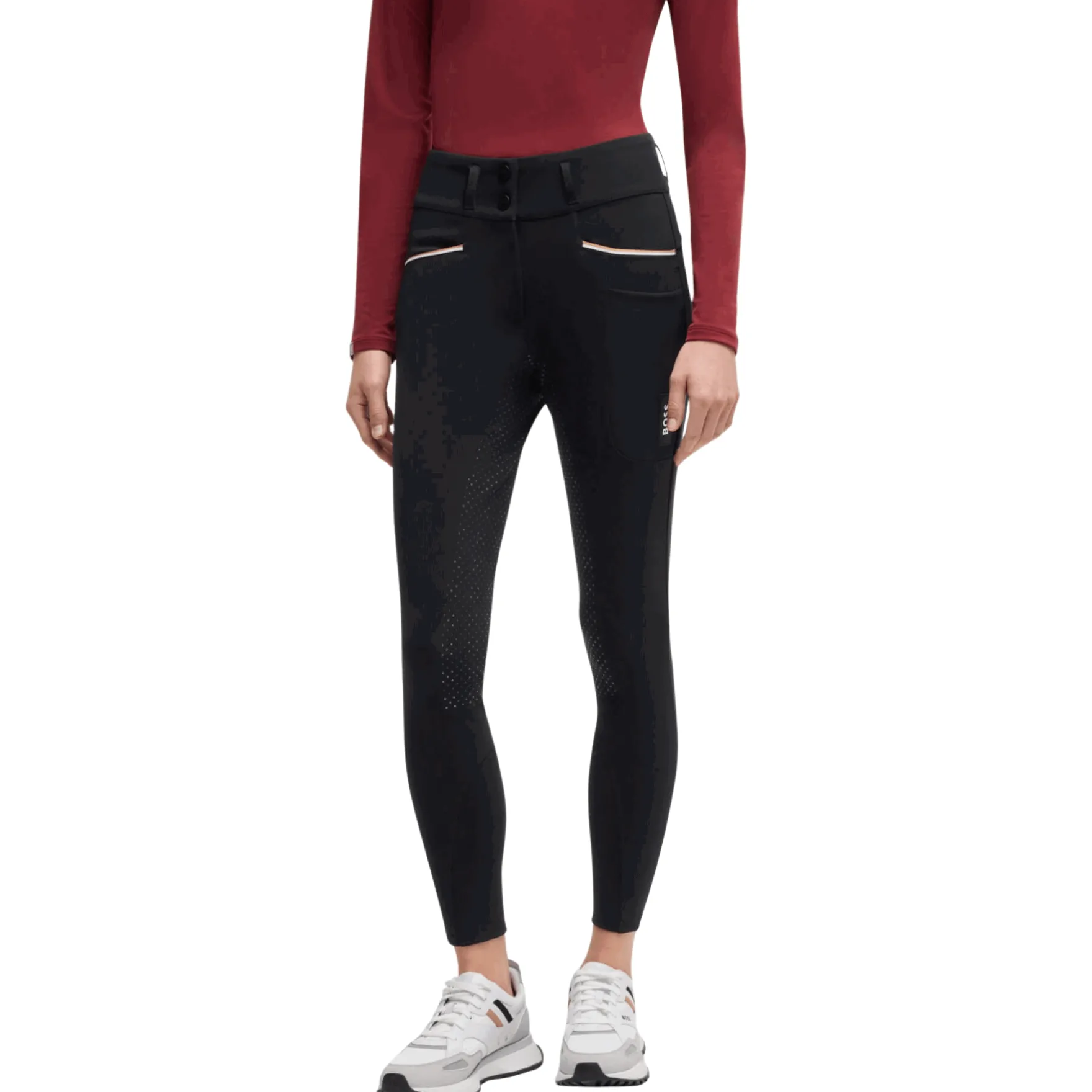 Reithose Damen Hailey, Winterreithose, Vollbesatz, Full-Grip