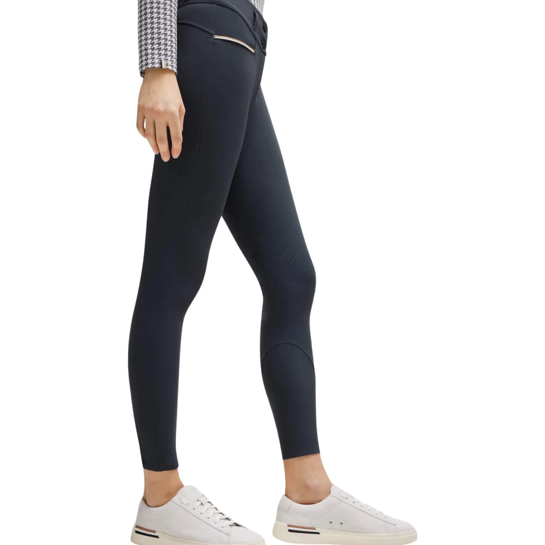 Reithose Damen Hannah HW24, Kniebesatz, Knee-Grip, High Waist