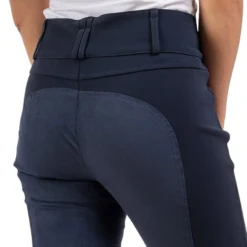 Reithose Damen High Waist Full Suede Seat FS22, Vollbesatz, Lederbesatz
