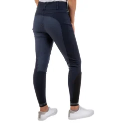 Reithose Damen High Waist Full Suede Seat FS22, Vollbesatz, Lederbesatz